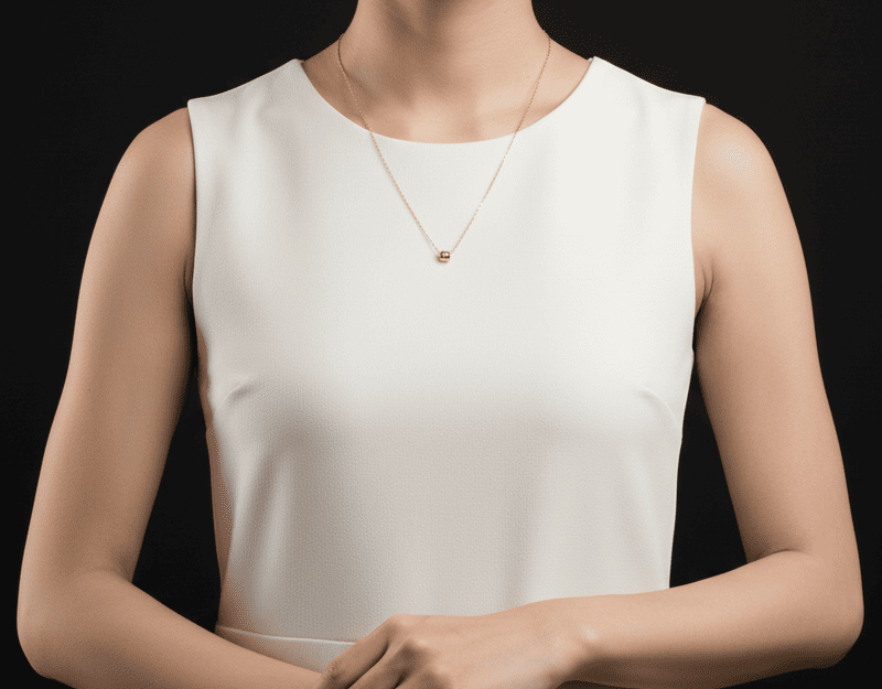 R3 K18 ペンダント 角度1